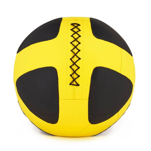 Piłka THORN FIT Wall Ball 6 kg – Żółto-Czarna, Trening Funkcjonalny Hyrox